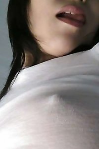 asian girls, rigid Nipples!